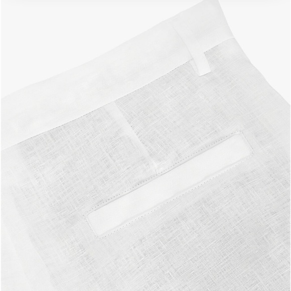 Zara Mens 100% Linen Shorts - Picture 7 of 12